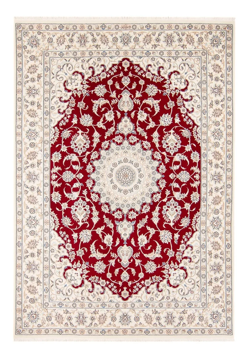 Perserteppich - Nain - 168 x 242 cm - rot