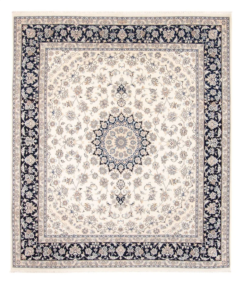 Perserteppich - Nain - 225 x 265 cm - creme