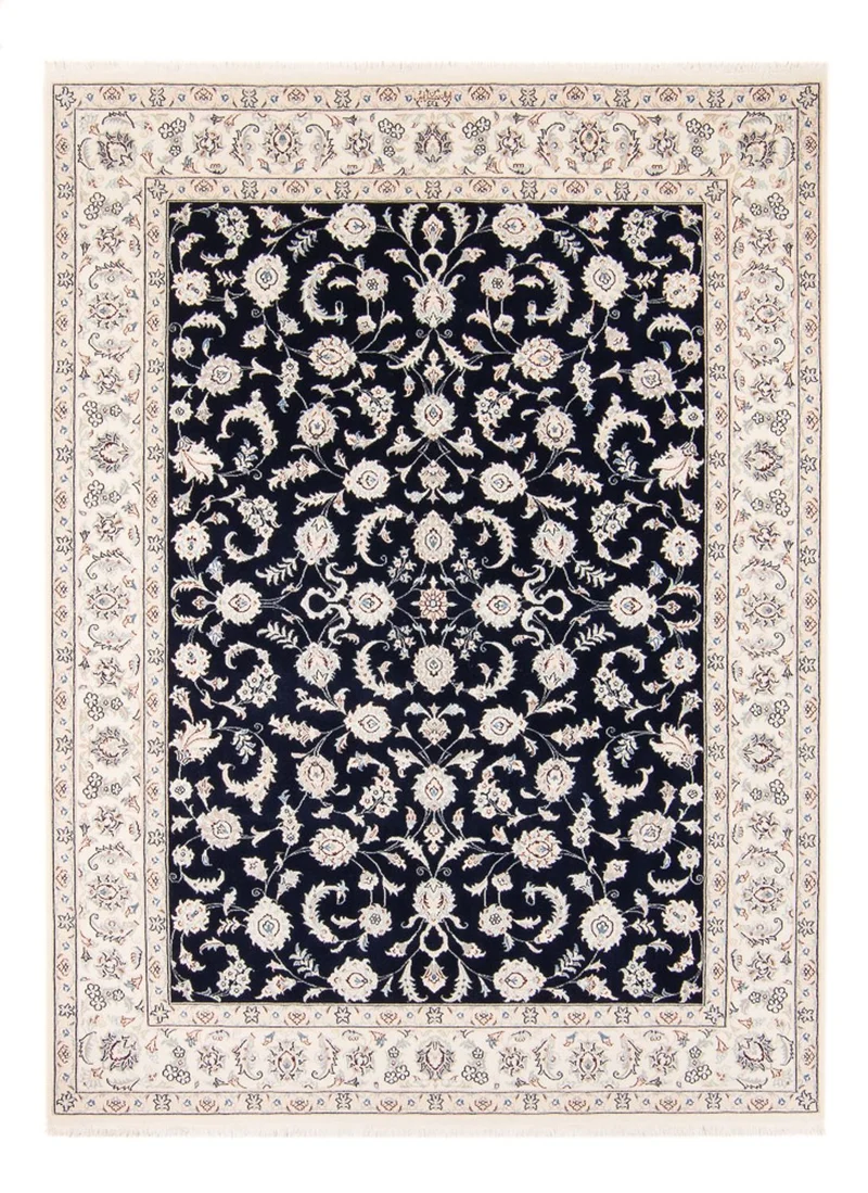 Perserteppich - Nain - 171 x 235 cm - dunkelblau