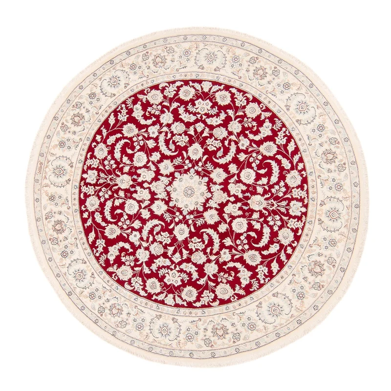 Perserteppich - Nain rund - 200 x 200 cm - rot