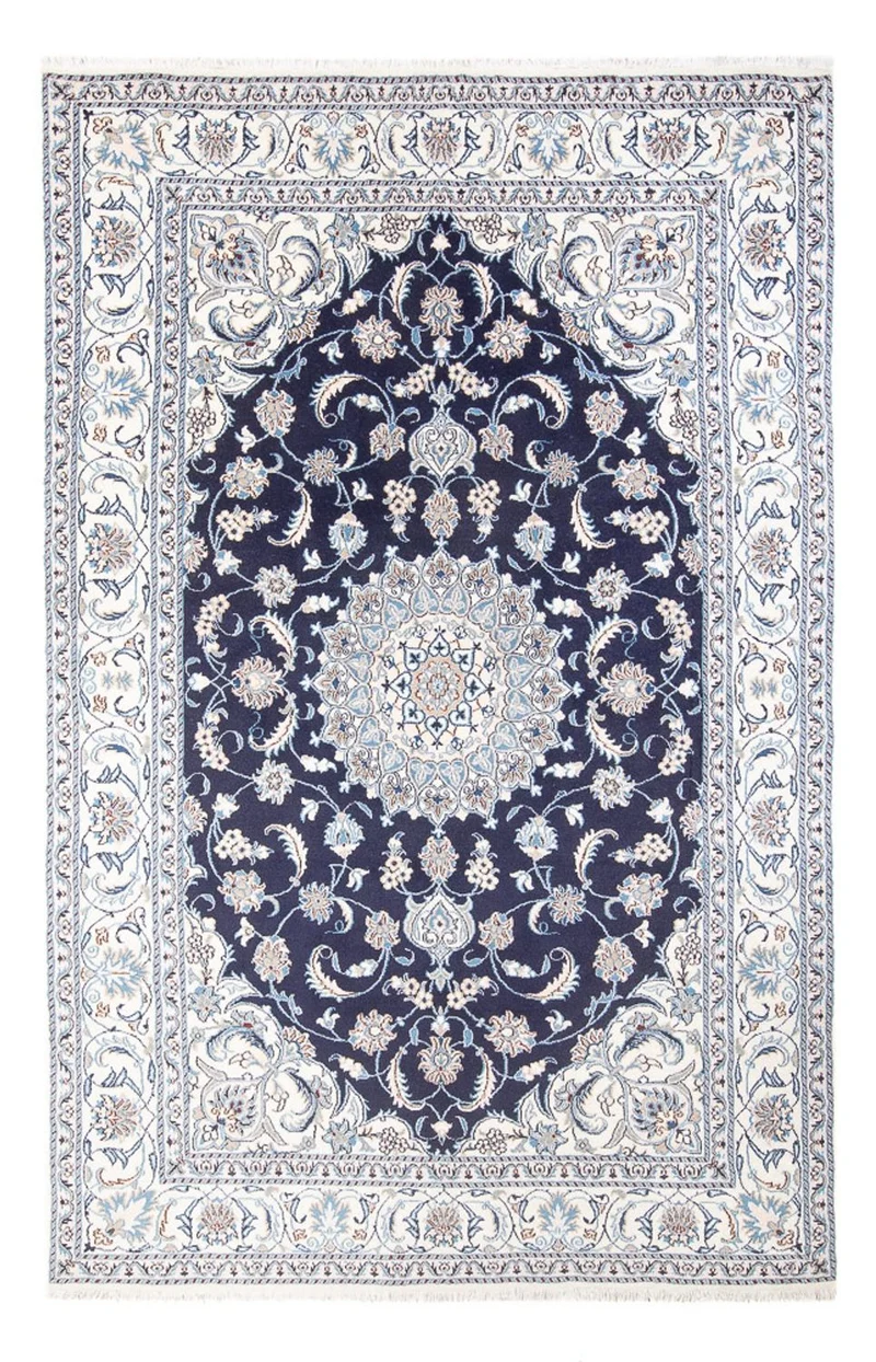 Perserteppich - Nain - 190 x 291 cm - dunkelblau