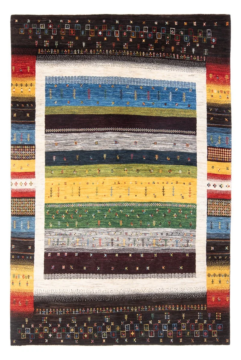 Gabbeh Teppich - Loribaft Perser - 178 x 260 cm - mehrfarbig