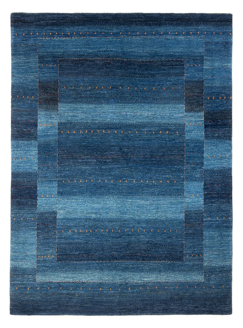 Gabbeh Teppich - Loribaft Perser - 180 x 241 cm - seeblau