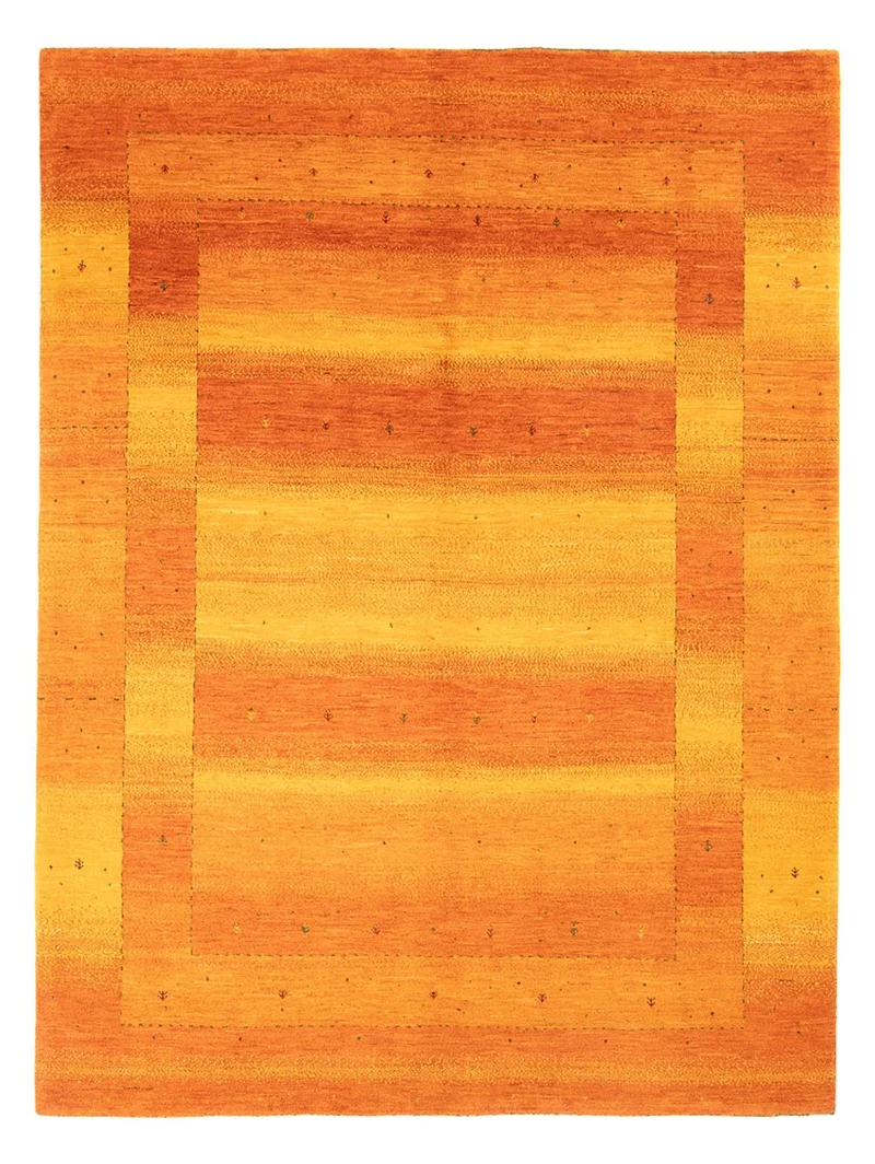 Gabbeh Teppich - Loribaft Perser - 183 x 238 cm - gold