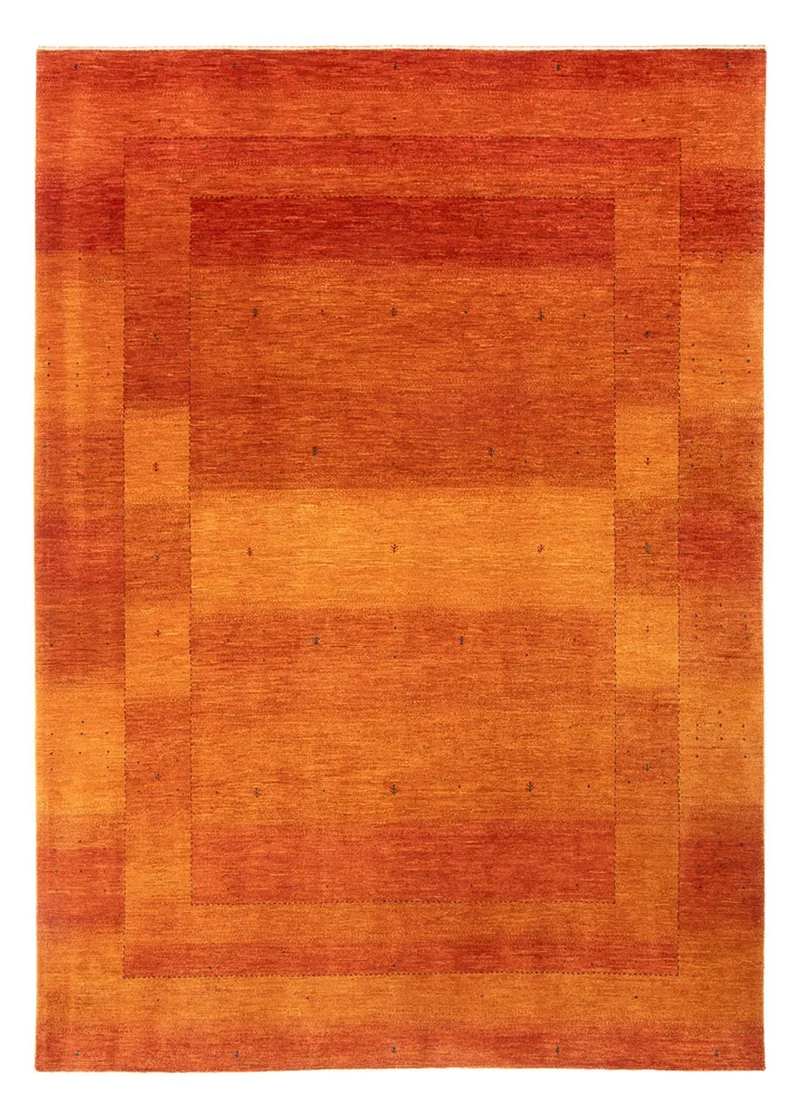 Gabbeh Teppich - Loribaft Perser - 218 x 293 cm - terrakotta