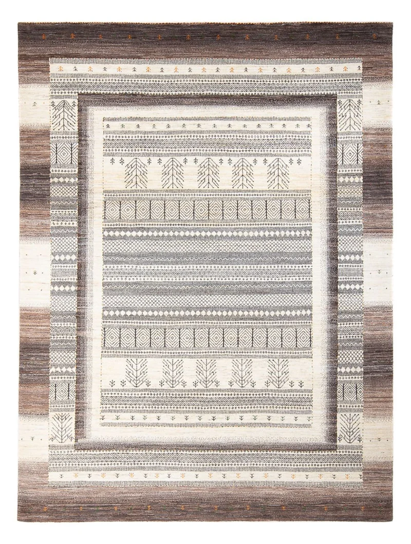 Gabbeh Teppich - Loribaft Perser - 218 x 296 cm - mehrfarbig