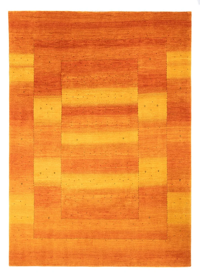 Gabbeh Teppich - Loribaft Perser - 210 x 286 cm - orange