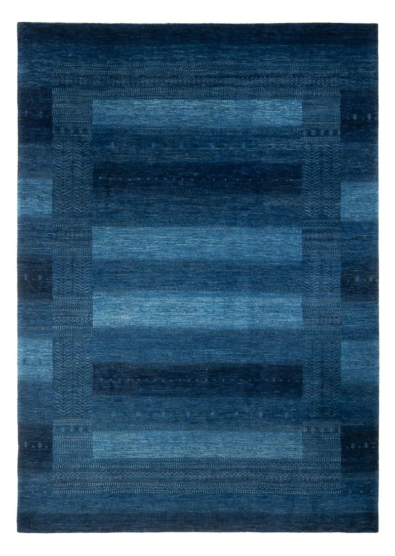 Gabbeh Teppich - Loribaft Perser - 226 x 322 cm - dunkelblau