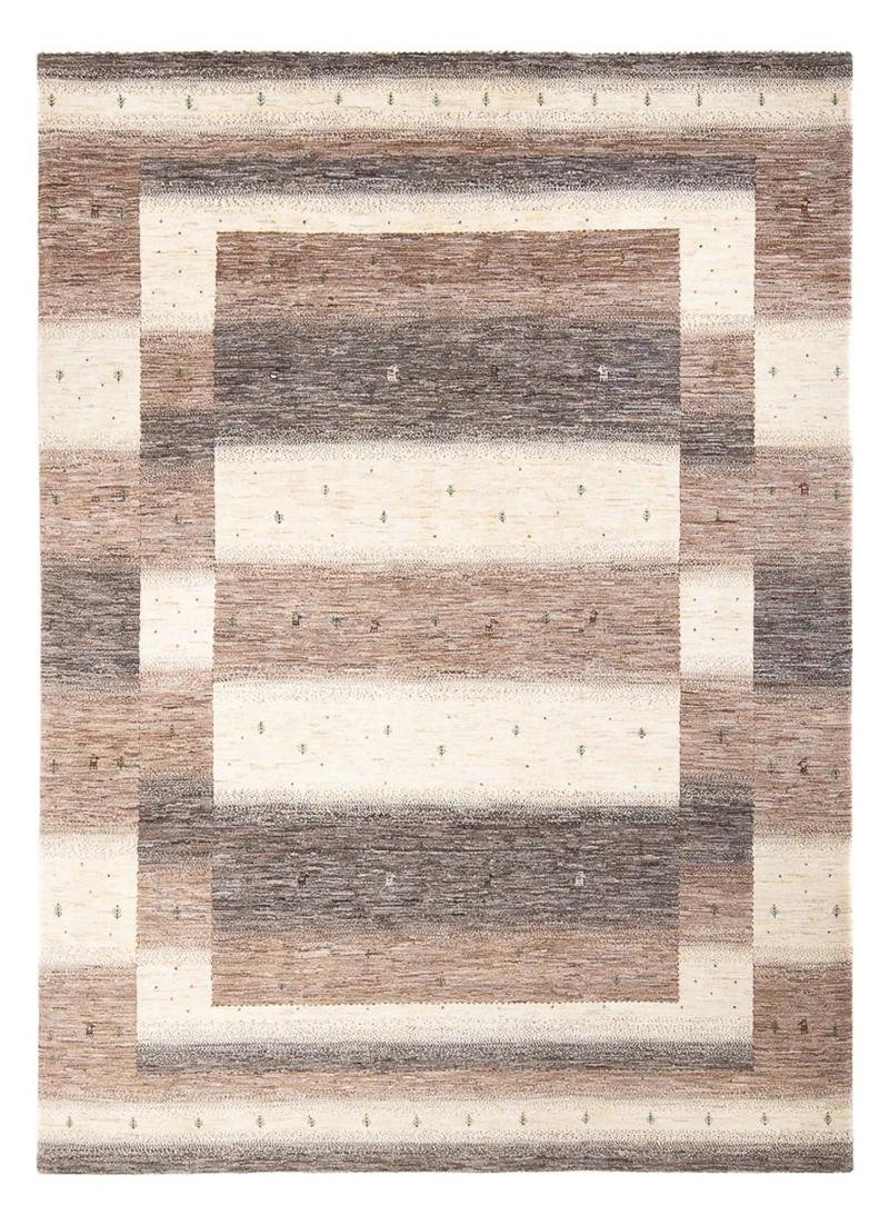 Gabbeh Teppich - Loribaft Perser - 218 x 302 cm - mehrfarbig