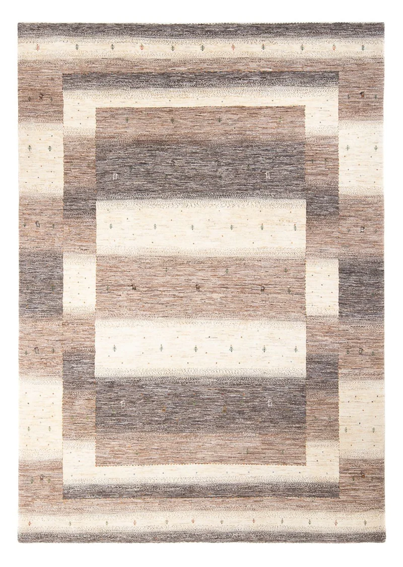 Gabbeh Teppich - Loribaft Perser - 217 x 302 cm - mehrfarbig