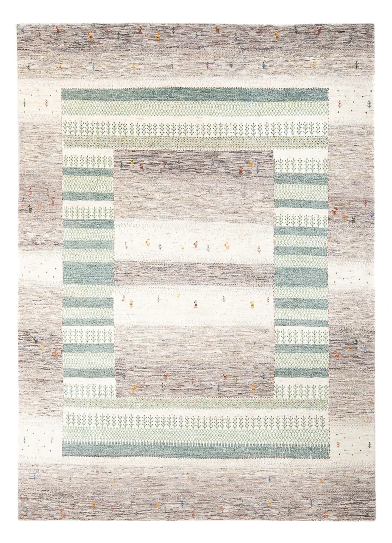 Gabbeh Teppich - Loribaft Perser - 211 x 300 cm - mehrfarbig