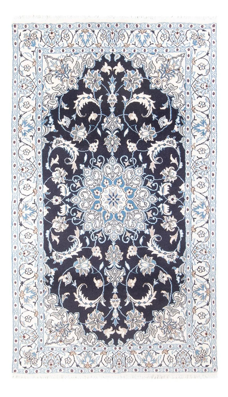 Perserteppich - Nain - 115 x 200 cm - dunkelblau