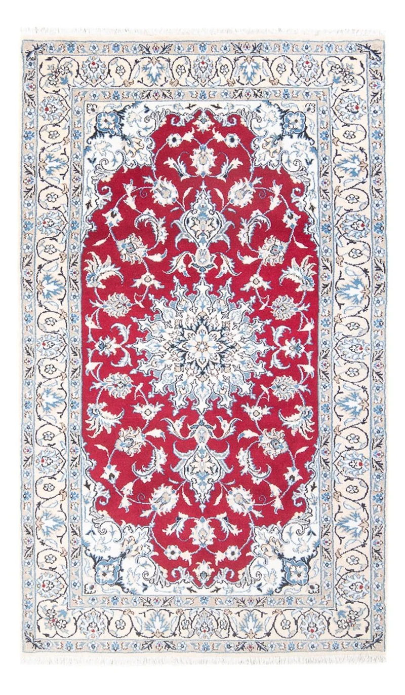 Perserteppich - Nain - 117 x 201 cm - rot