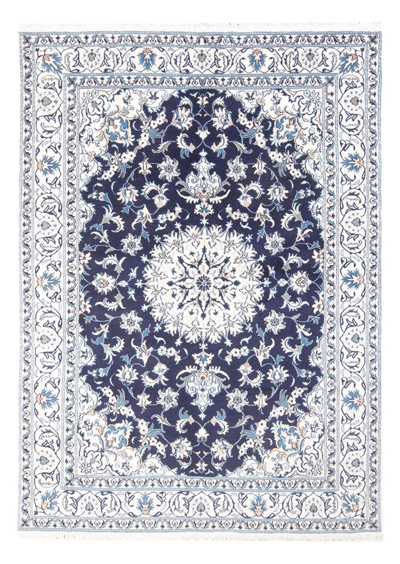 Perserteppich - Nain - 168 x 234 cm - dunkelblau