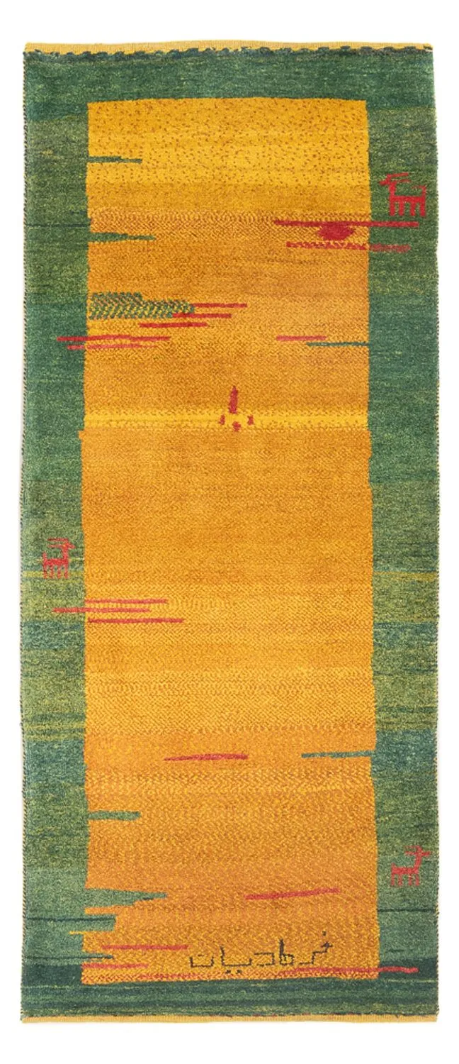 Läufer Gabbeh - Perser - 75 x 198 cm - mehrfarbig