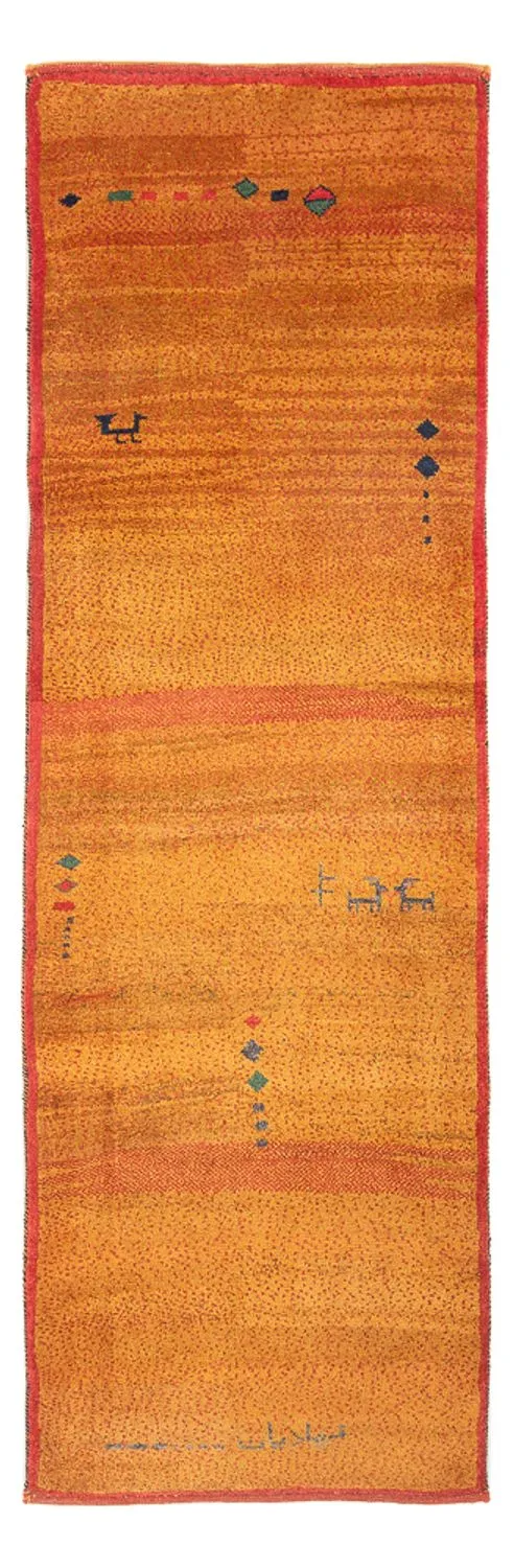 Gabbeh Persisch Teppich 85x258cm - Perserteppich Wollteppich