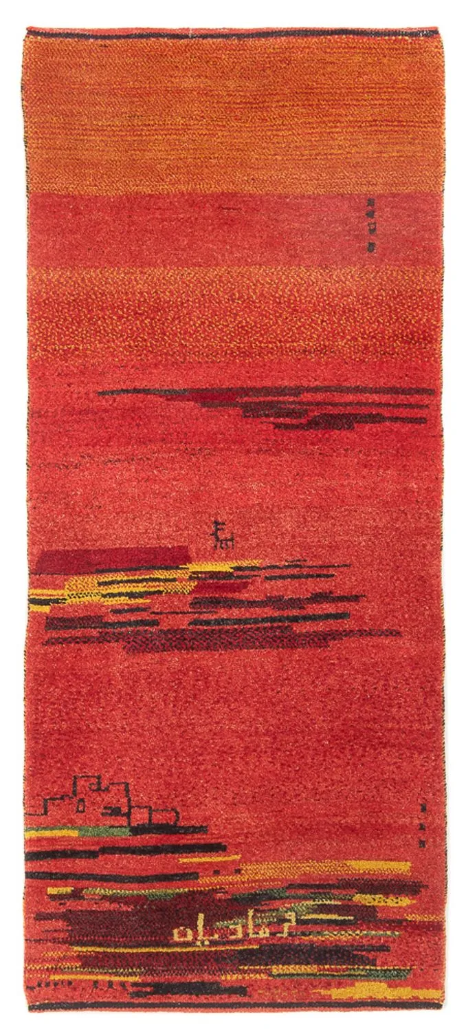 Gabbeh Persisch Teppich 83x200cm - Perserteppich Wollteppich