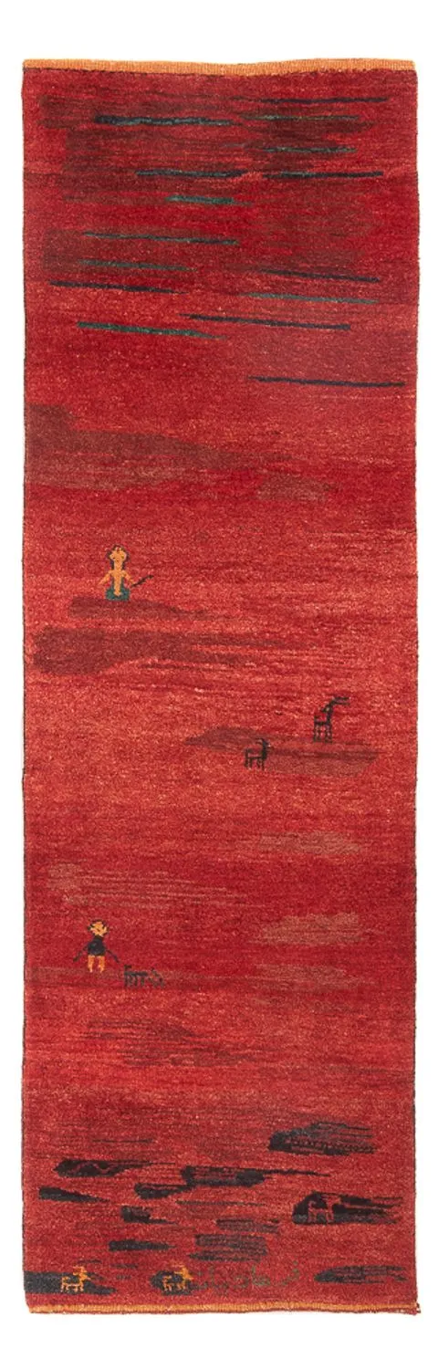 Gabbeh Persisch Teppich 73x236cm - Perserteppich Wollteppich