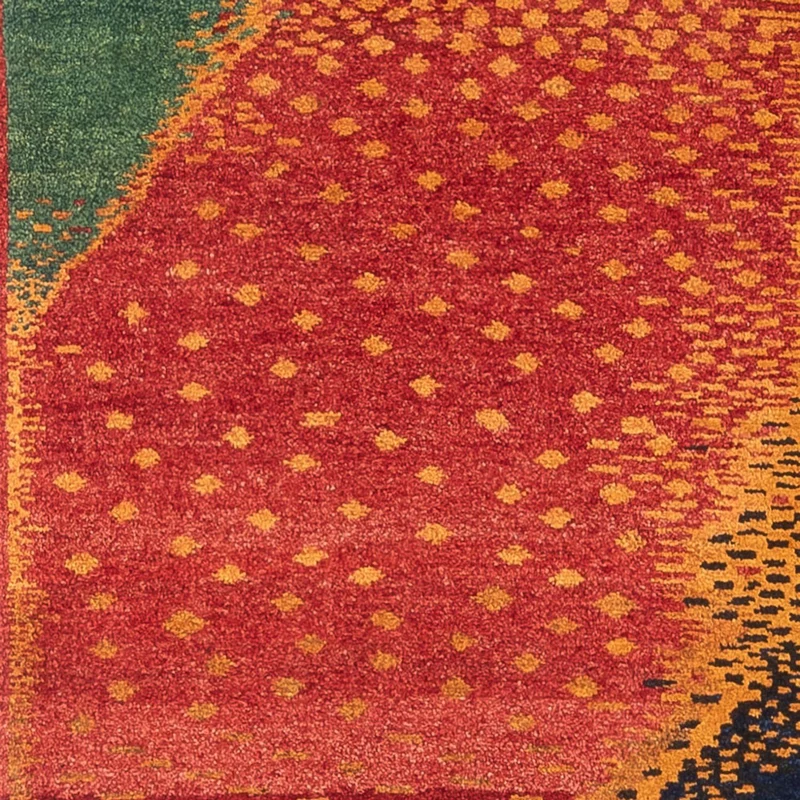 Gabbeh Persisch Teppich 68x285cm - Perserteppich Wollteppich