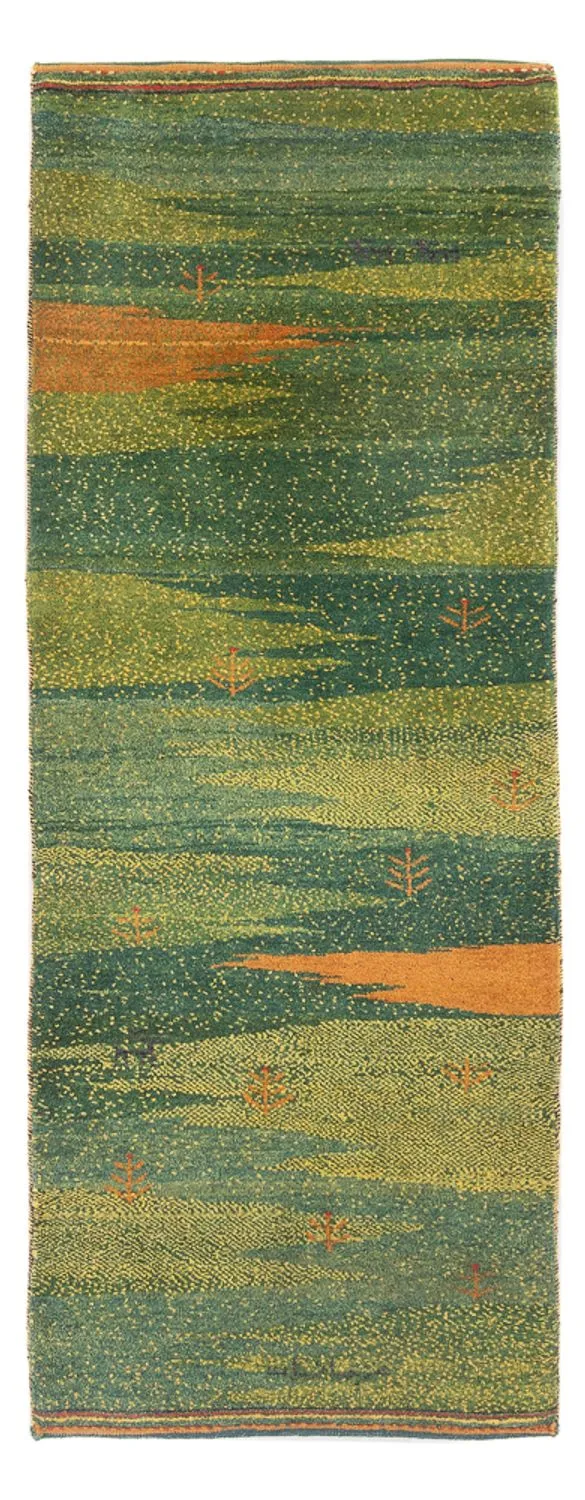 Gabbeh Persisch Teppich 82x220cm - Perserteppich Wollteppich