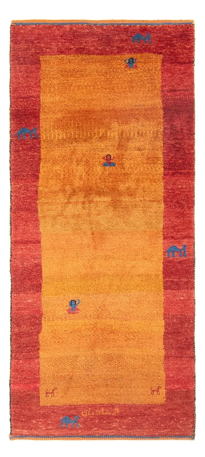 Gabbeh Persisch Teppich 72x177cm - Perserteppich Wollteppich