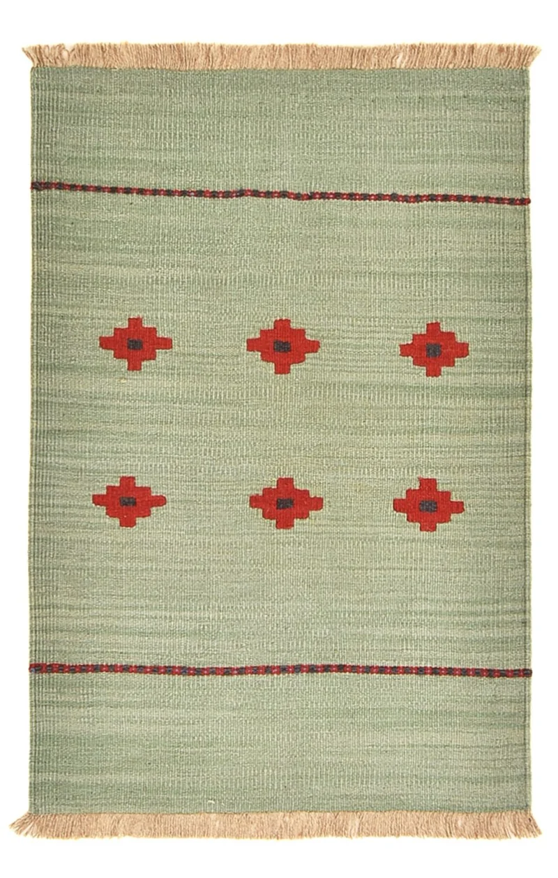 Kelim Teppich - Trendy - 80 x 119 cm - mehrfarbig