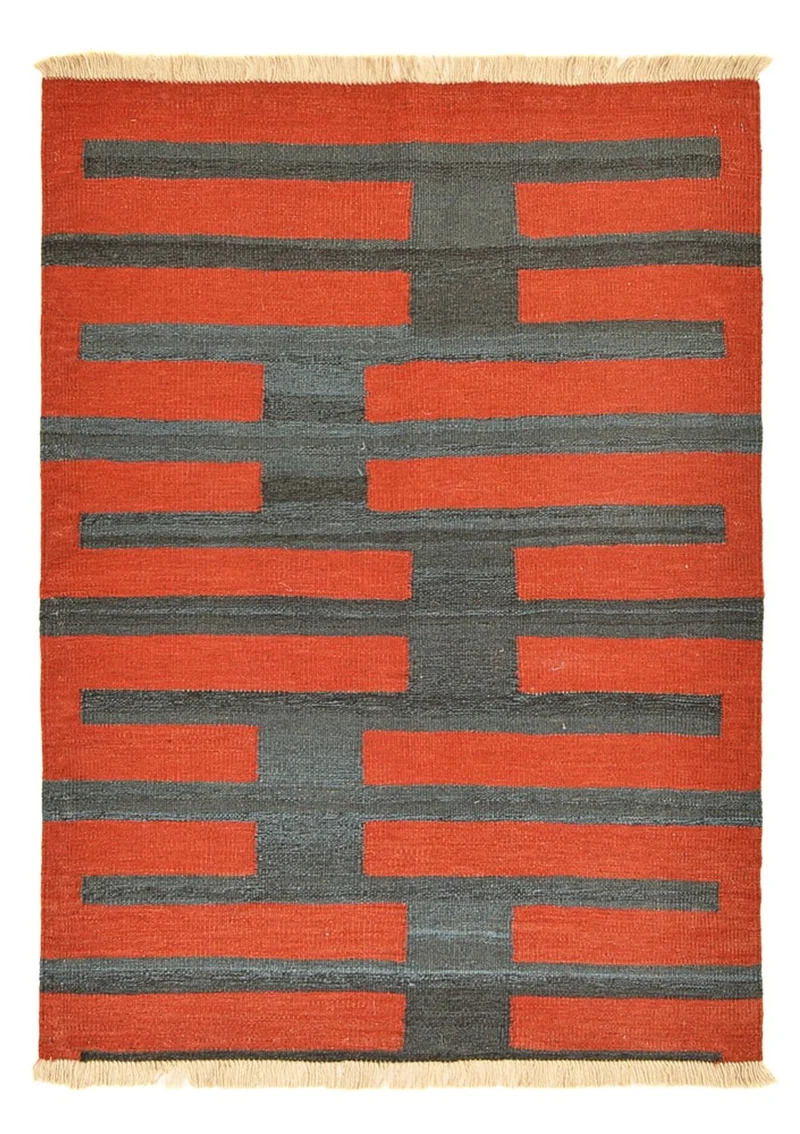 Kelim Teppich - Trendy - 107 x 144 cm - mehrfarbig