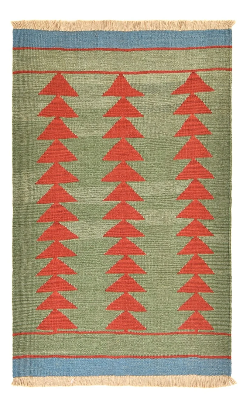 Kelim Teppich - Trendy - 98 x 150 cm - mehrfarbig