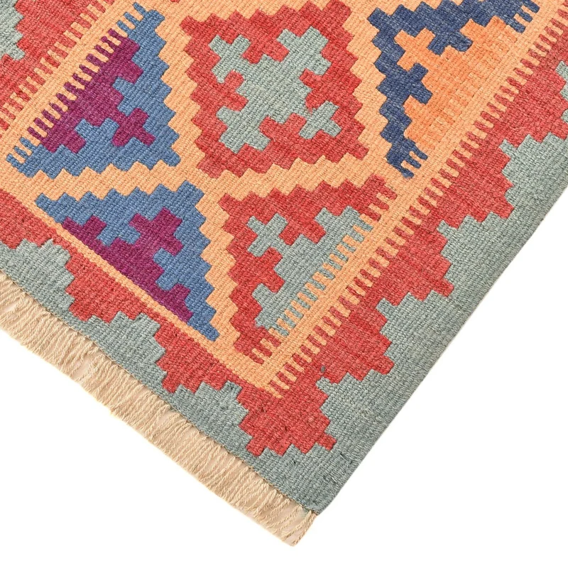 Läufer Kelim - Oriental - 58 x 196 cm - mehrfarbig