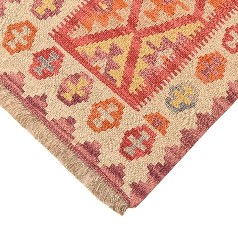 Läufer Kelim - Oriental - 60 x 201 cm - mehrfarbig