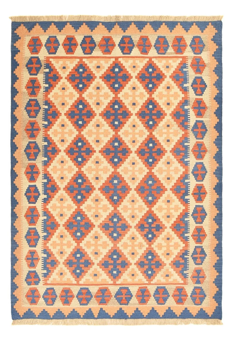 Kelim Teppich - Oriental - 147 x 203 cm - mehrfarbig