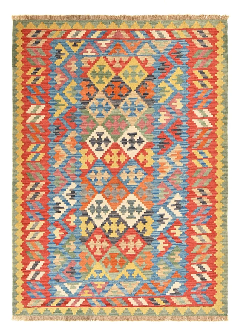 Kelim Teppich - Oriental - 172 x 235 cm - mehrfarbig