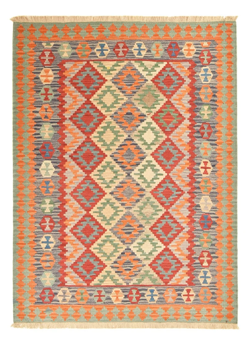 Kelim Teppich - Oriental - 175 x 229 cm - mehrfarbig