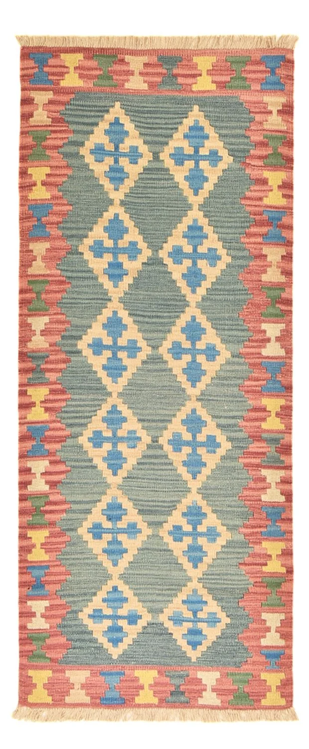 Läufer Kelim - Oriental - 80 x 190 cm - mehrfarbig