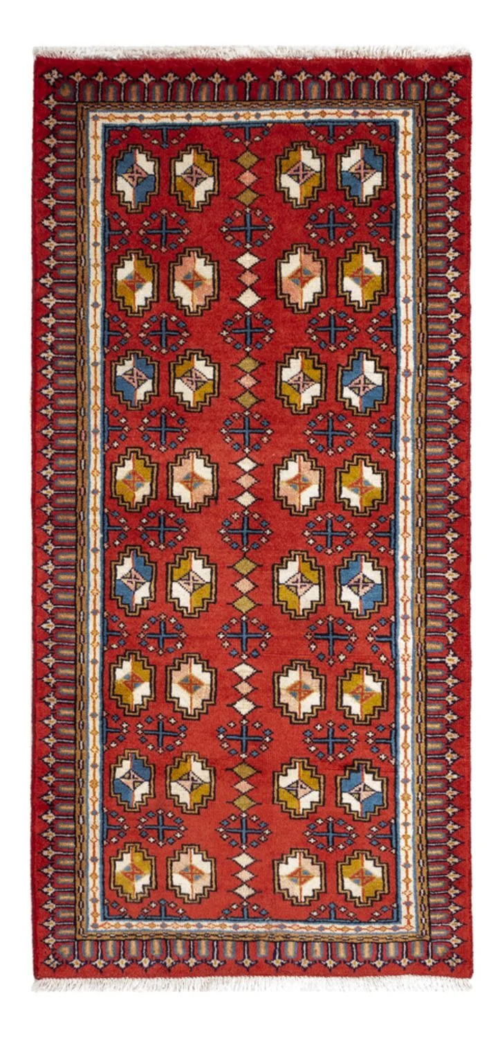 Perserteppich - Nomadic - 64 x 130 cm - mehrfarbig