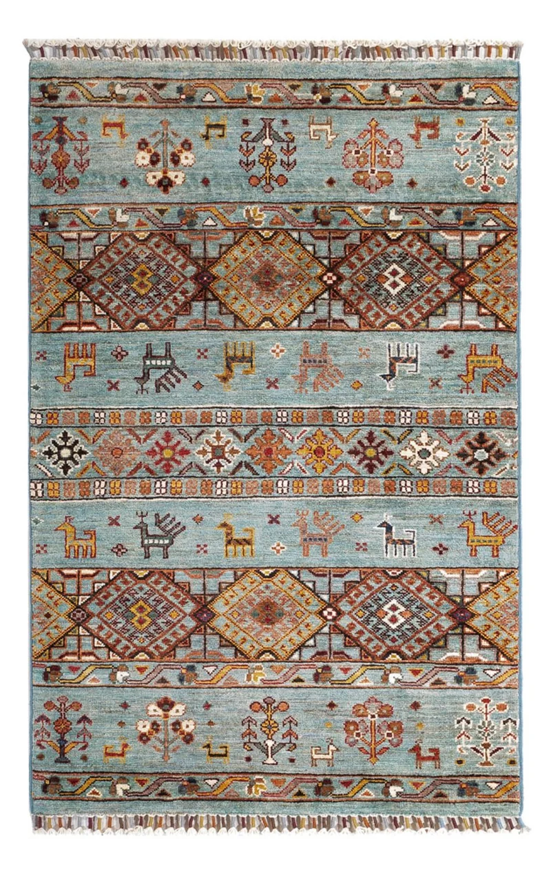 Ziegler Teppich - Ariana - 82 x 123 cm - hellblau
