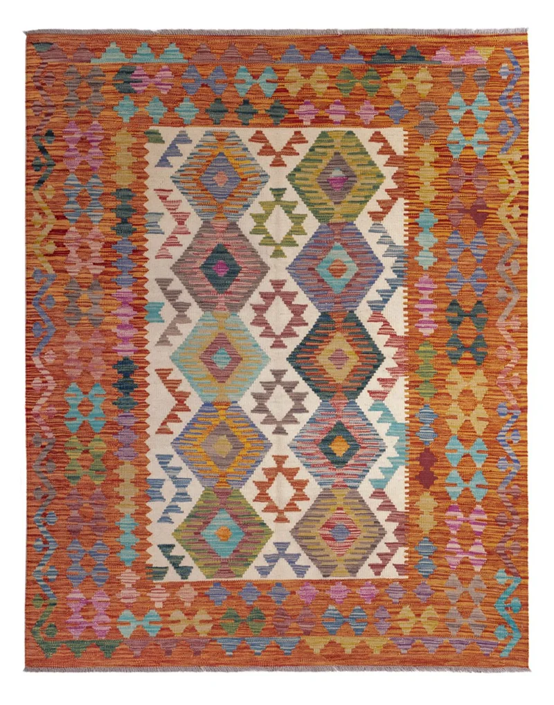 Kelim Teppich - Splash - 149 x 198 cm - mehrfarbig