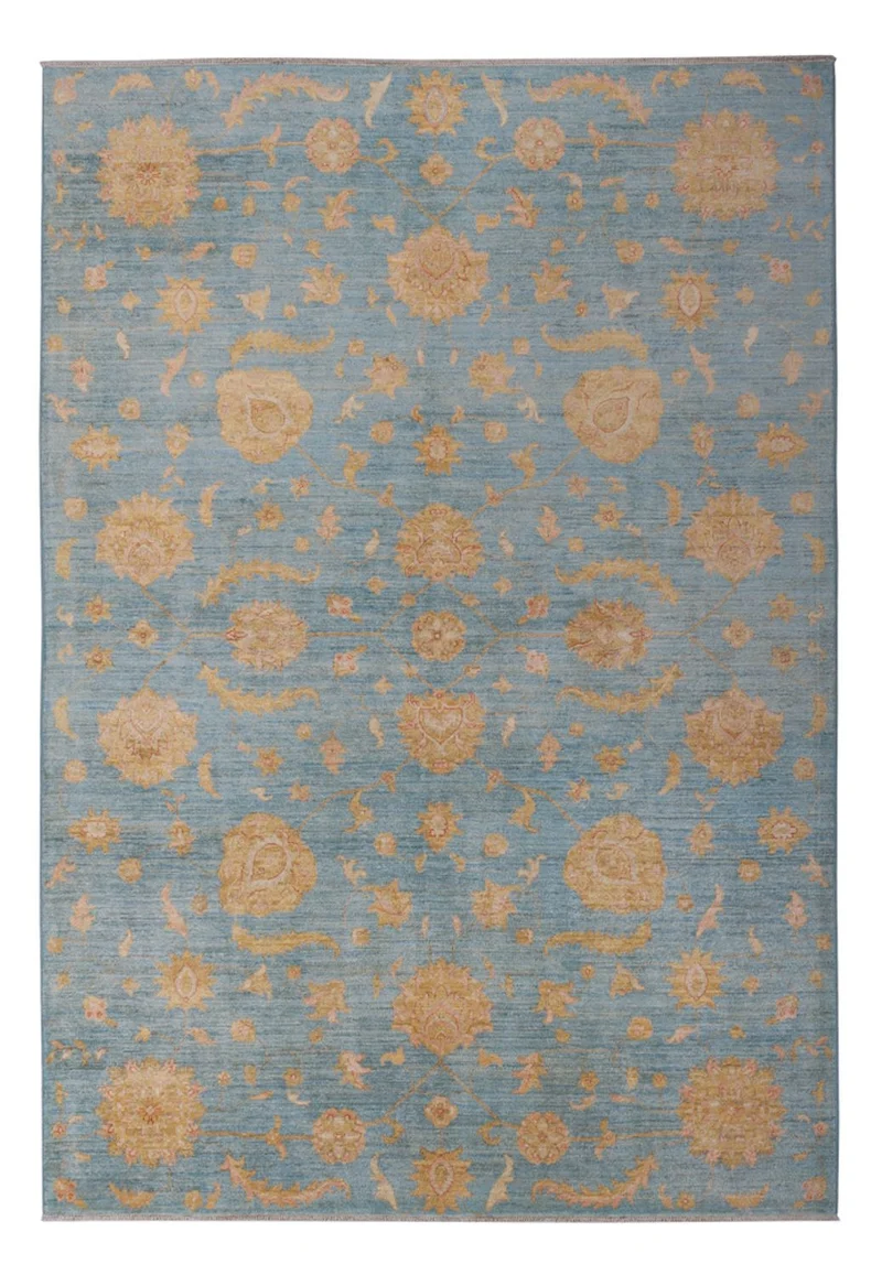 Ziegler Teppich - Modern - 207 x 300 cm - blau