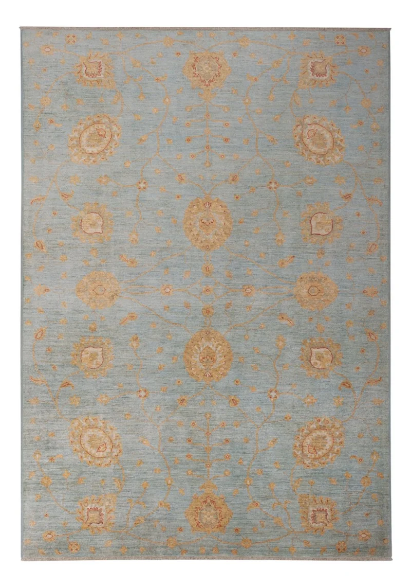 Ziegler Teppich - Modern - 208 x 298 cm - dunkelgrau