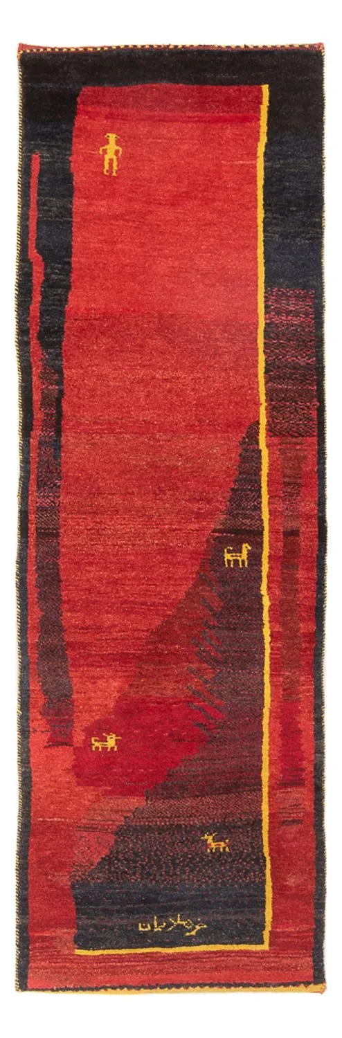 Gabbeh Persisch Teppich 73x230cm - Perserteppich Wollteppich