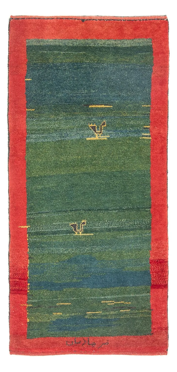 Gabbeh Persisch Teppich 82x178cm - Perserteppich Wollteppich