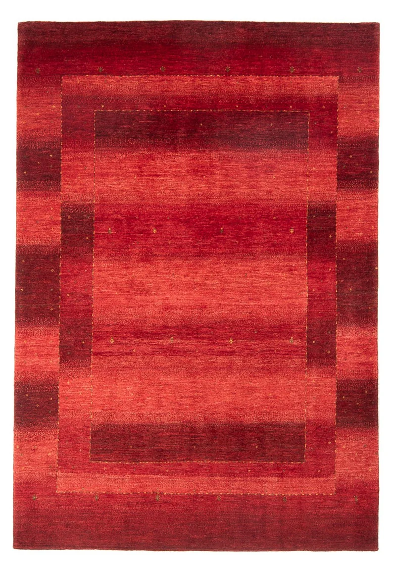 Gabbeh Teppich - Loribaft Perser - 150 x 222 cm - rot