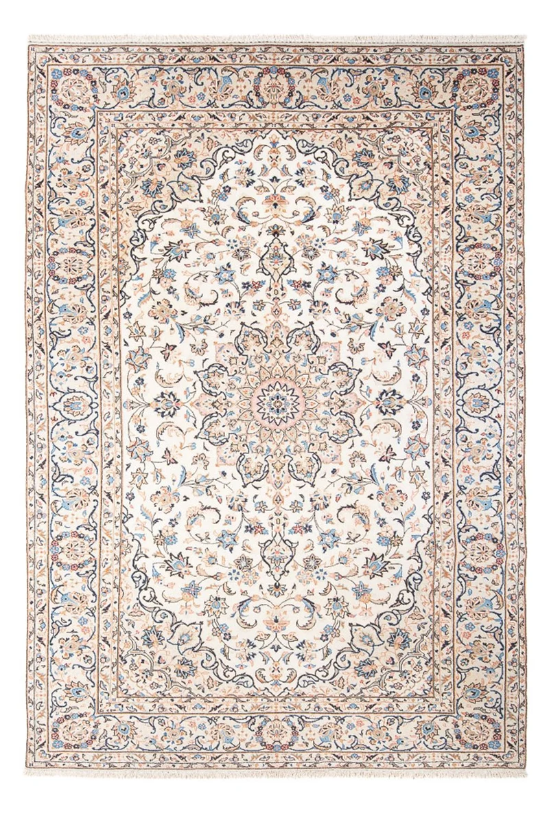 Perserteppich - Keshan - 195 x 293 cm - creme