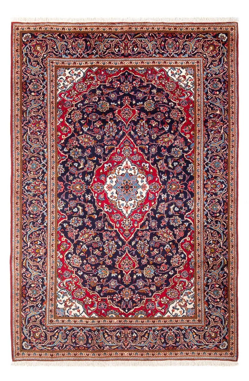 Perserteppich - Keshan - 200 x 300 cm - dunkelblau