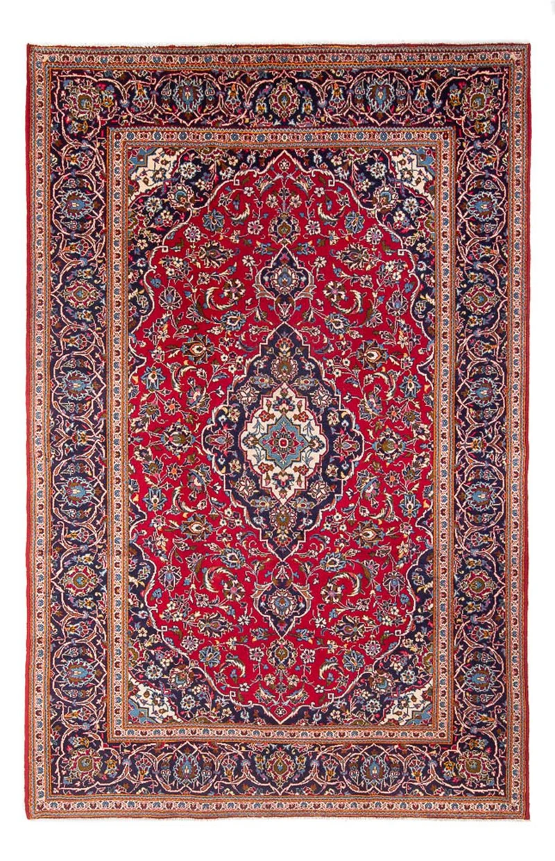 Perserteppich - Keshan - 195 x 295 cm - rot