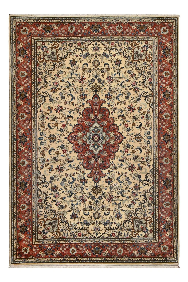Keshan Teppich 201x296cm - Perserteppich