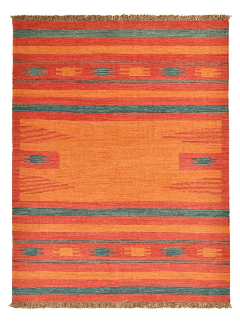 Kelim Teppich - Trendy - 155 x 201 cm - mehrfarbig