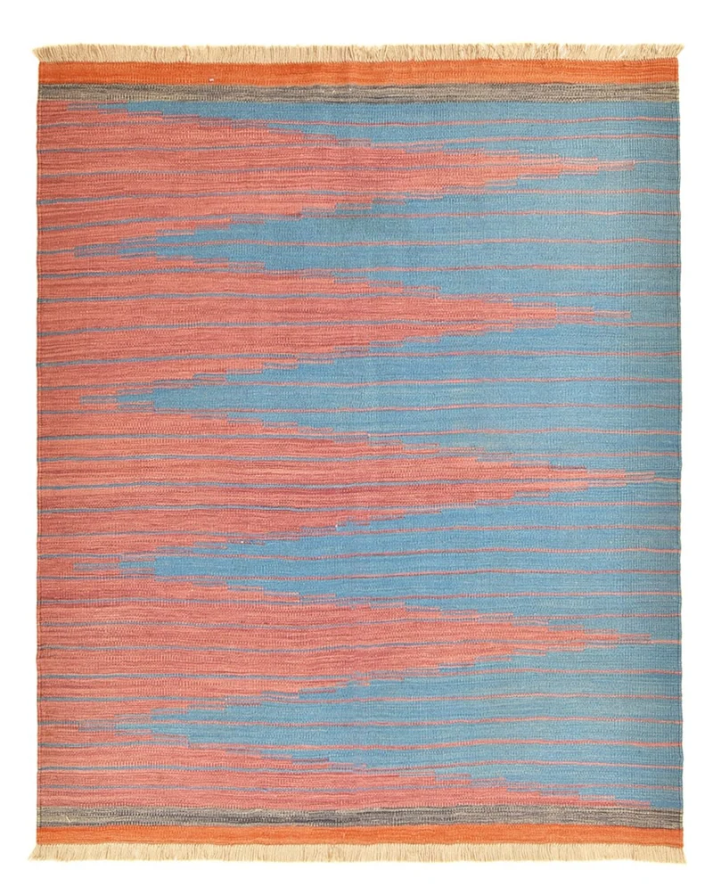 Kelim Teppich - Trendy - 155 x 188 cm - mehrfarbig