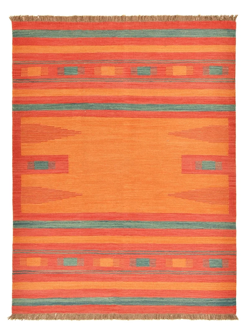 Kelim Teppich - Trendy - 155 x 203 cm - mehrfarbig