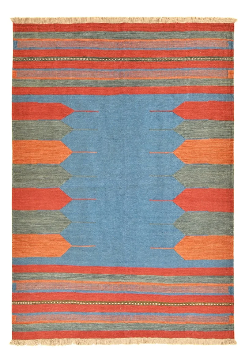 Kelim Teppich - Trendy - 145 x 200 cm - mehrfarbig